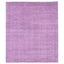 Purple Solid Silk Rug - 10' x 12'