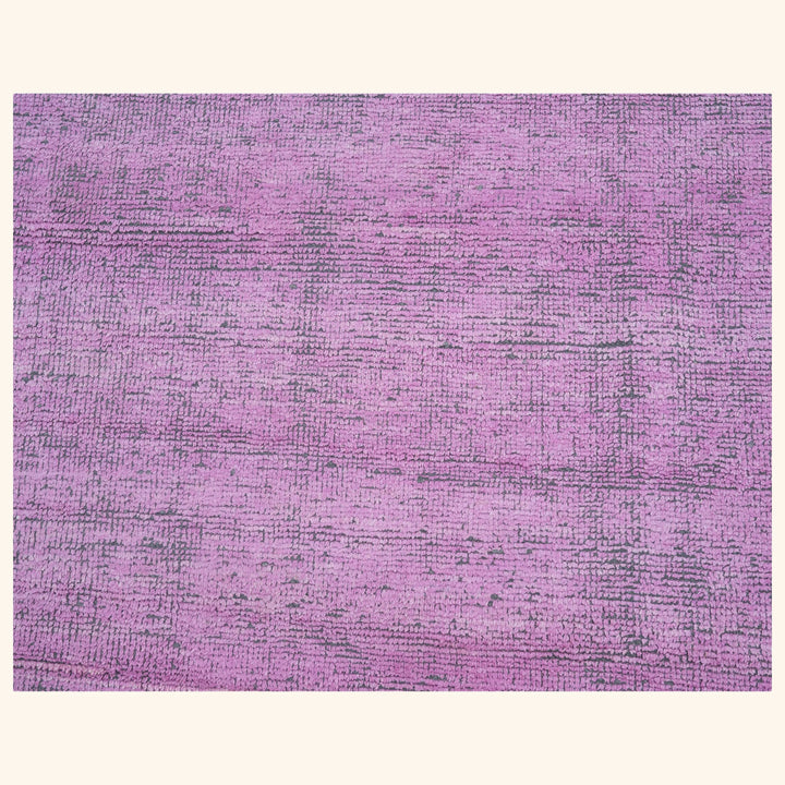 Purple Solid Silk Rug - 10' x 12'