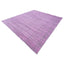 Purple Solid Silk Rug - 10' x 12'