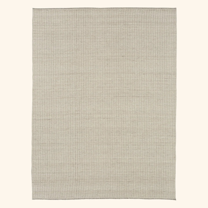 Natural Dhurrie Wool Rug - 8'6" x 11'6"