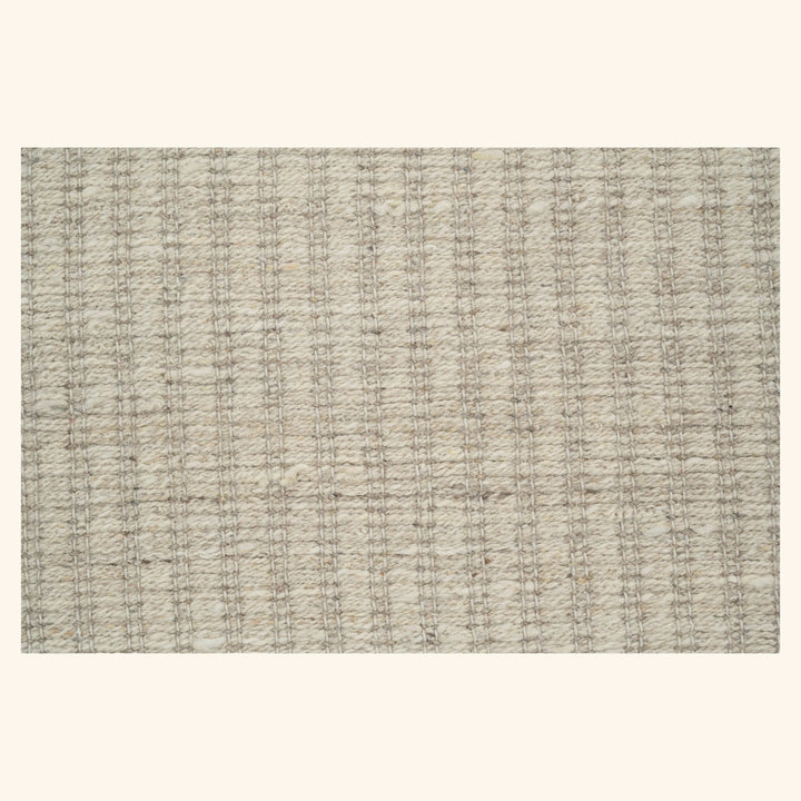 Natural Dhurrie Wool Rug - 8'6" x 11'6"