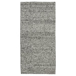 Black & White Dhurrie Wool Runner - 5' x 10'