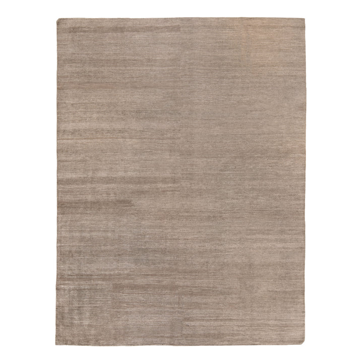 Image for Taupe Soild Silk Rug - 7'10" x 9'11"