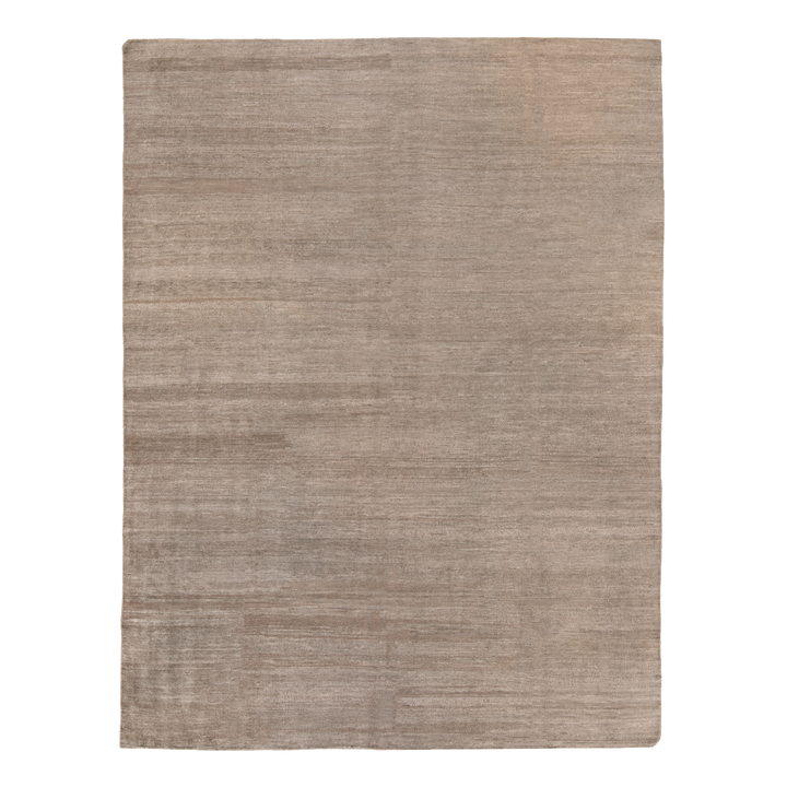 Image for Taupe Soild Silk Rug - 7'10" x 9'11"
