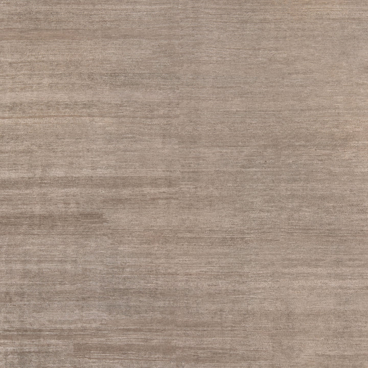 Image for Taupe Soild Silk Rug - 7'10" x 9'11"