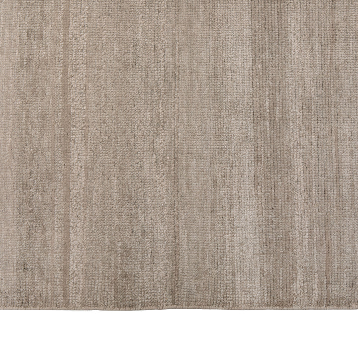 Image for Taupe Soild Silk Rug - 7'10" x 9'11"