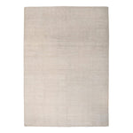 Ivory Solid Silk Rug - 9'11" x 14'