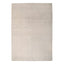 Ivory Solid Silk Rug - 9'11" x 14'