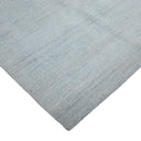 Light Blue Solid Silk Rug - 9'9" x 13'10"