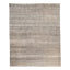 Grey Solid Silk Rug - 7'10" x 9'9"