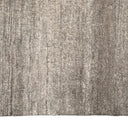 Grey Solid Silk Rug - 7'10" x 9'9"