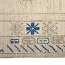 Ivory Blue Traditional Wool Rug - 9'11" x 14'11"