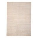 Cream Solid Silk Rug - 8'9" x 12'1"