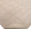 Cream Solid Silk Rug - 8'9" x 12'1"