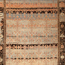 Brown Traditional Wool Rug - 11' x 17'5"