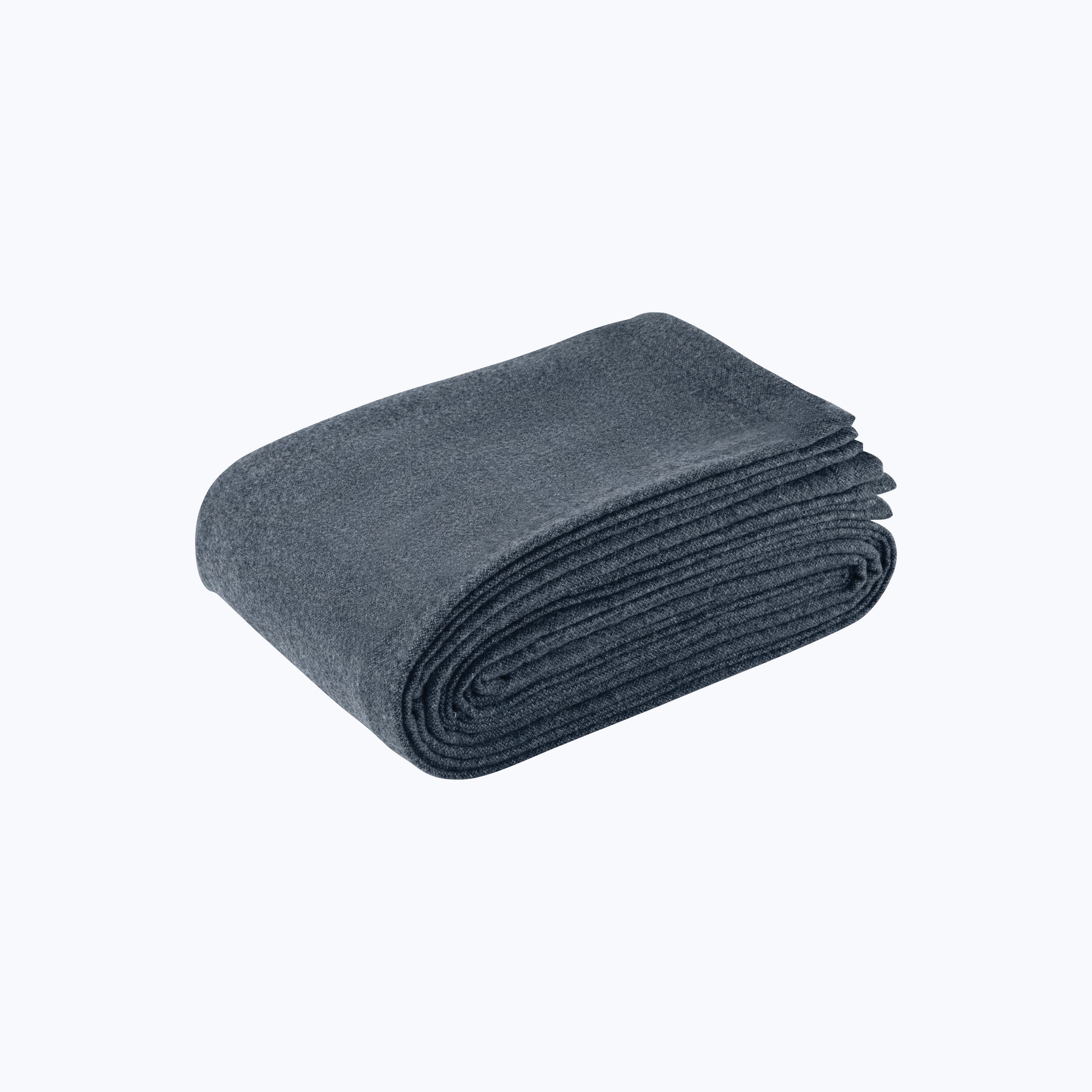 Cosmo Merino Wool Blanket Navy / Twin