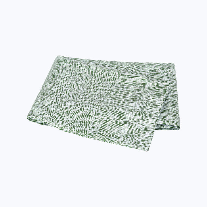 Jasper Cotton Sateen Flat Sheet Green / Twin