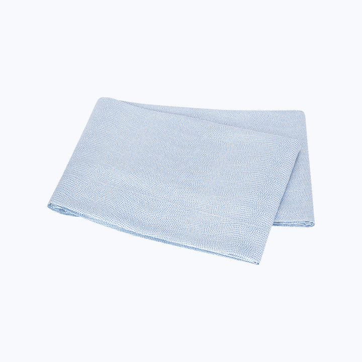 Jasper Cotton Sateen Flat Sheet Hazy Blue / Twin