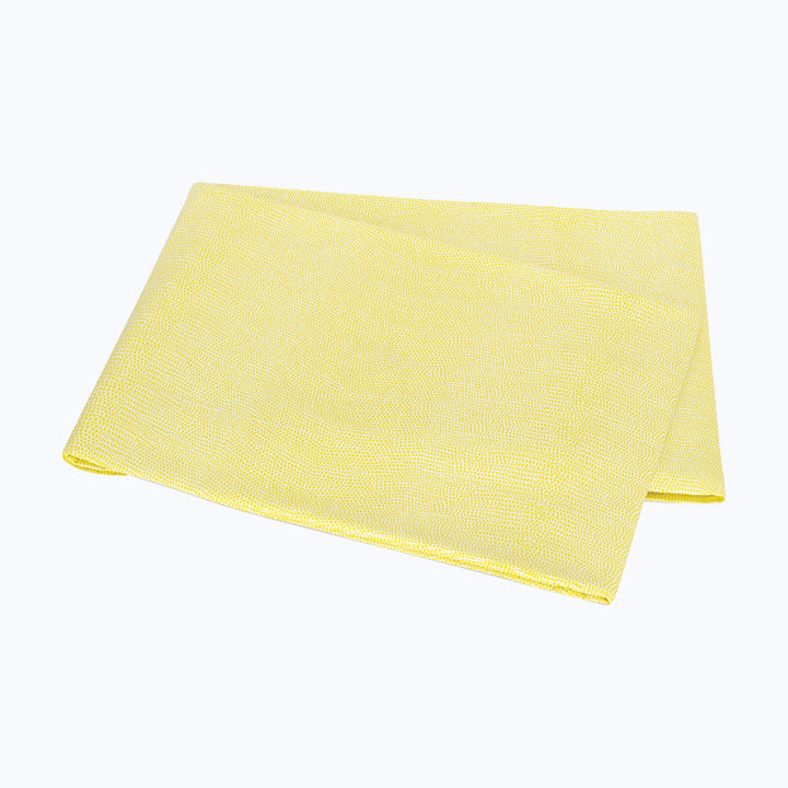 Jasper Cotton Sateen Flat Sheet Lemon / Twin