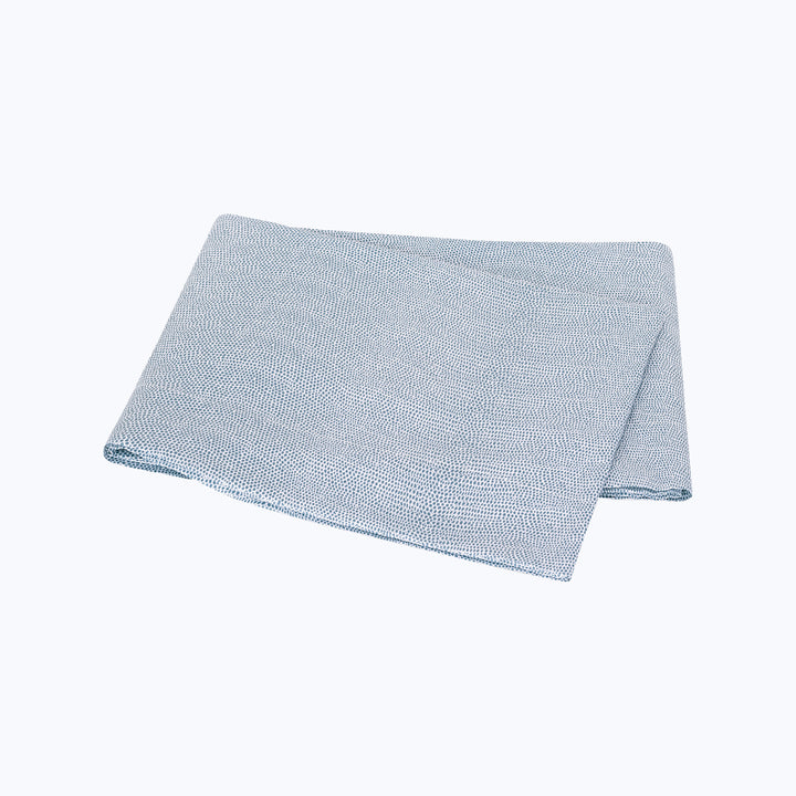 Jasper Cotton Sateen Flat Sheet Steel Blue / Twin