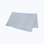 Jasper Cotton Sateen Flat Sheet Steel Blue / Twin