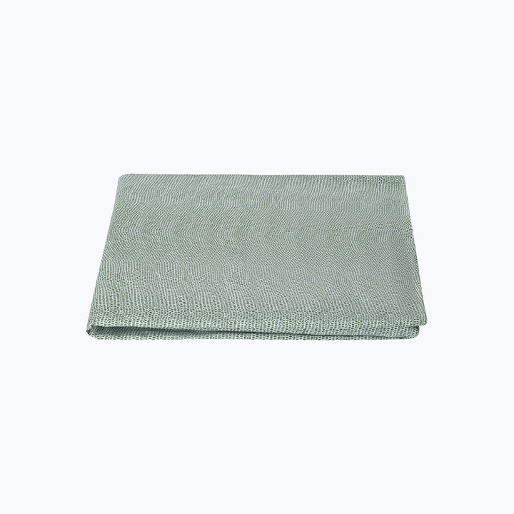 Jasper Cotton Sateen Fitted Sheet Green / Twin