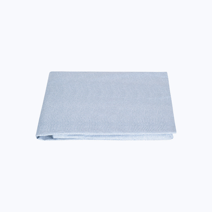 Jasper Cotton Sateen Fitted Sheet Hazy Blue / Twin