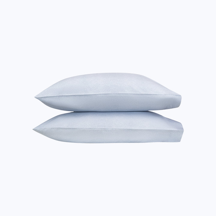 Jasper Cotton Sateen Pillowcases Hazy Blue / Standard Pair