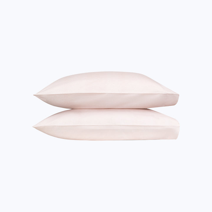 Jasper Cotton Sateen Pillowcases Pink / Standard Pair