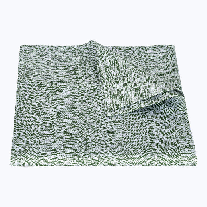 Jasper Cotton Sateen Duvet Cover Green / Twin