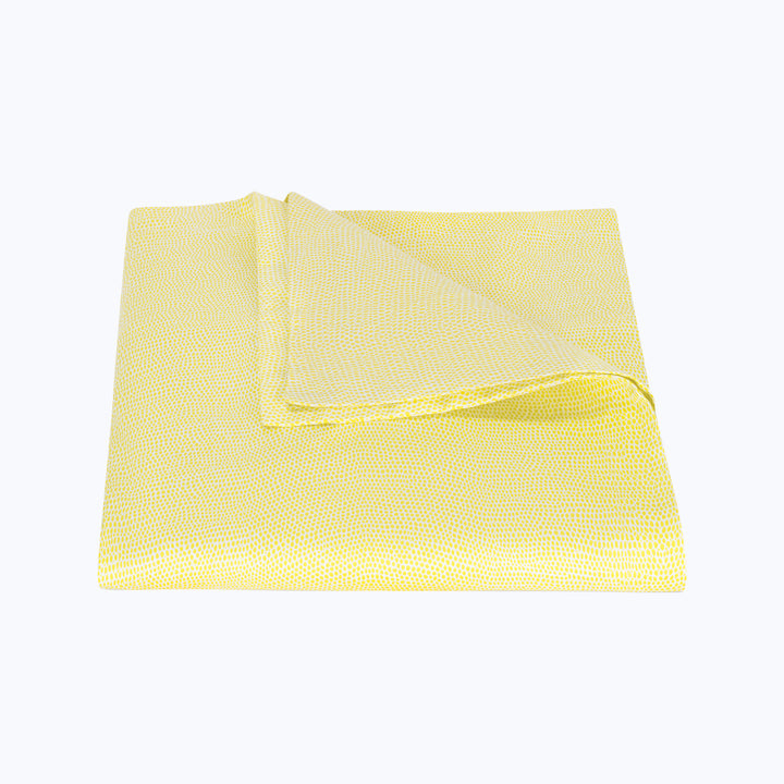 Jasper Cotton Sateen Duvet Cover Lemon / Twin