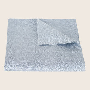 Jasper Cotton Sateen Duvet Cover Steel Blue / Twin