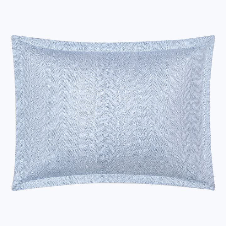 Jasper Cotton Sateen Sham Hazy Blue / Standard