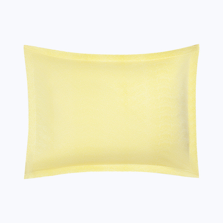 Jasper Cotton Sateen Sham Lemon / Standard