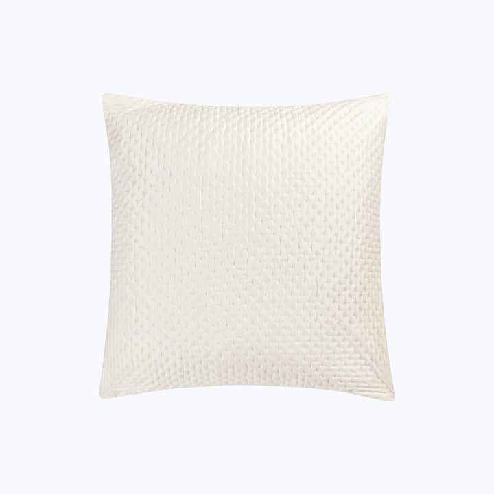 Margaret Silk Quilted Euro Sham Abalone