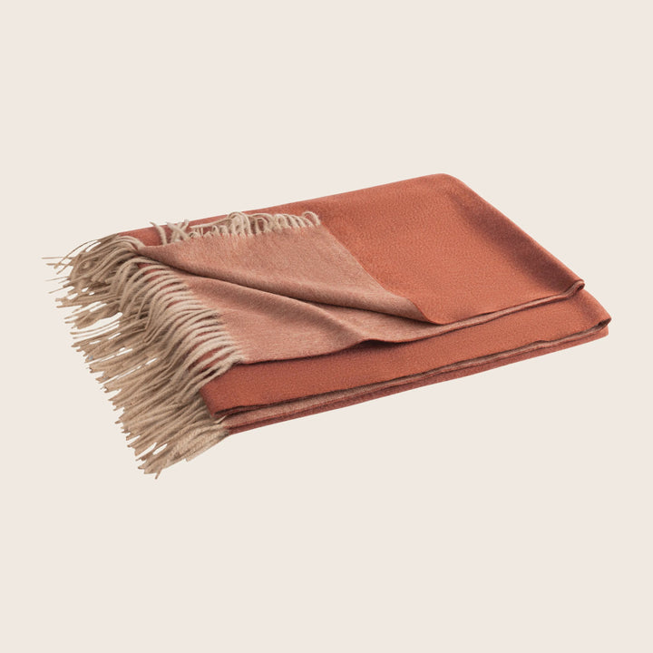 Paley Throw Carnelian/Natural