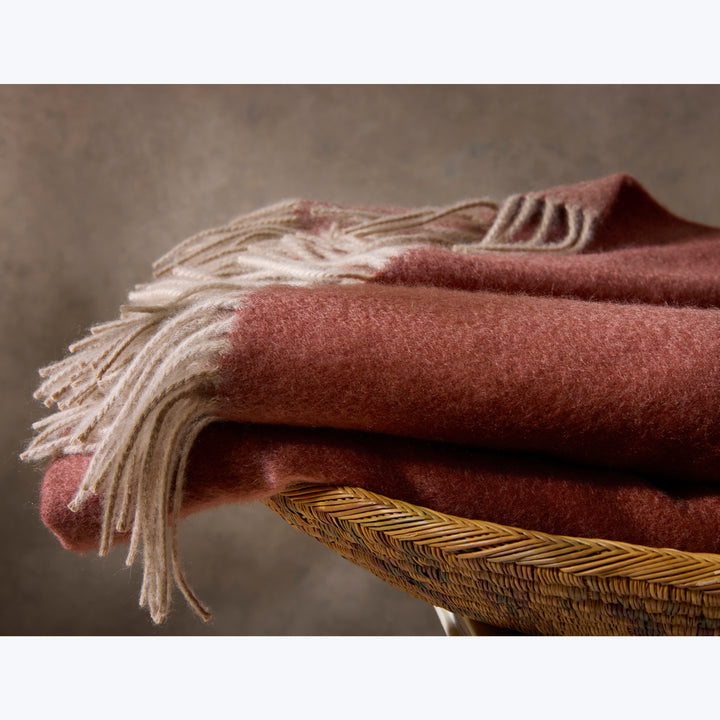 Paley Throw Carnelian/Natural