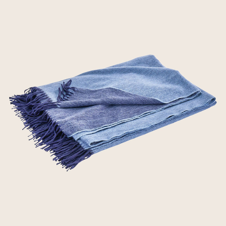 Paley Throw Navy/Chambray