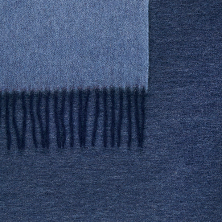 Paley Throw Navy/Chambray