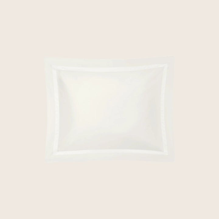 Nocturne Cotton Sateen Sham Bone / Standard
