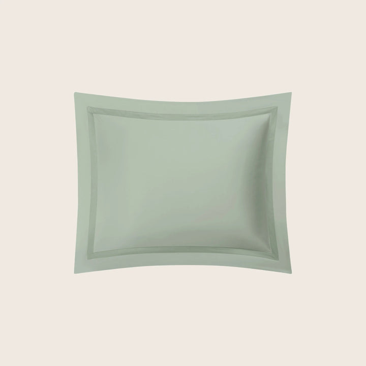 Nocturne Cotton Sateen Sham Celadon / Standard