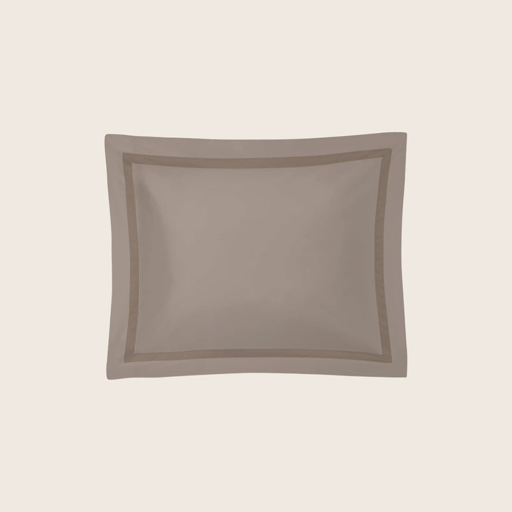 Nocturne Cotton Sateen Sham Mocha / Standard