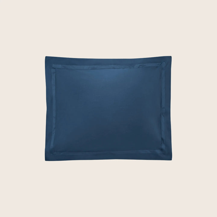 Nocturne Cotton Sateen Sham Navy / Standard