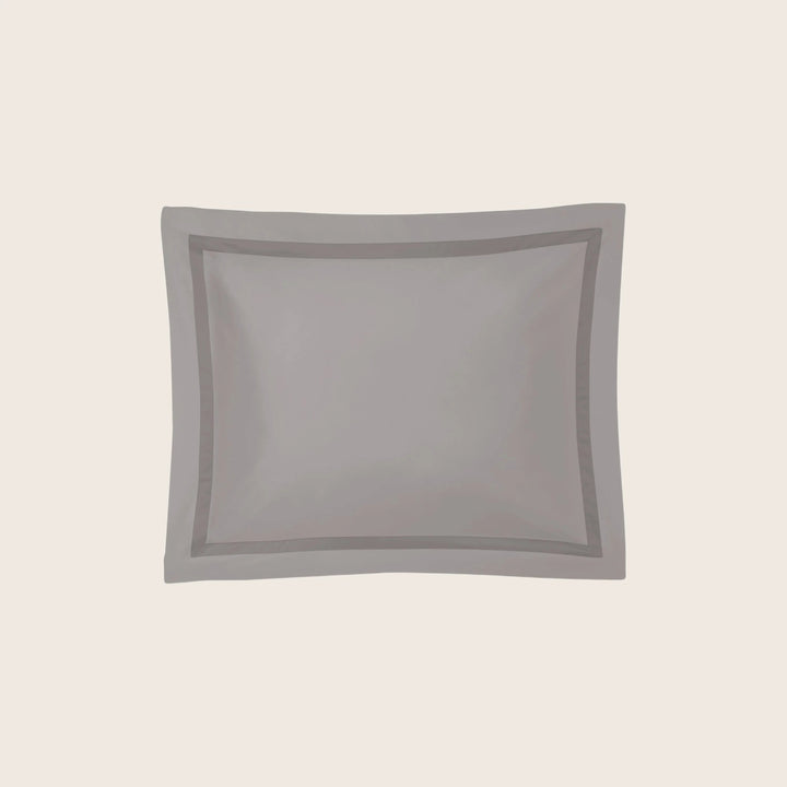 Nocturne Cotton Sateen Sham Platinum / Standard