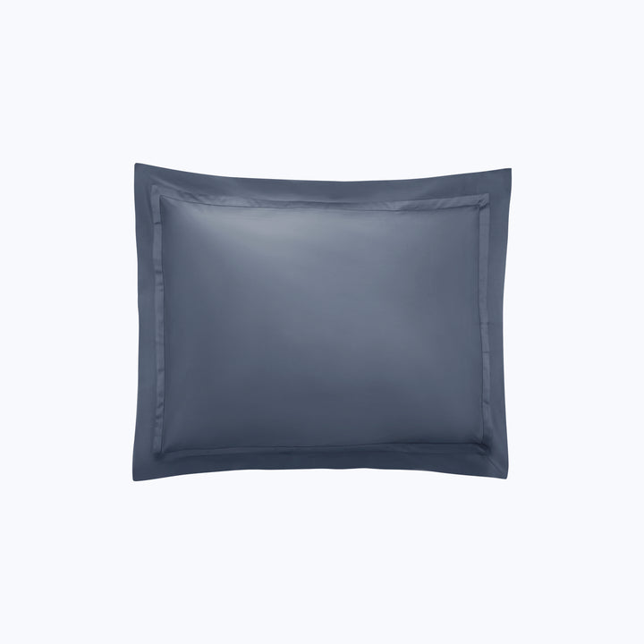 Nocturne Cotton Sateen Sham Steel Blue / Standard