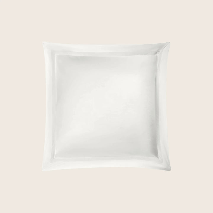 Nocturne Cotton Sateen Sham Bone / Euro