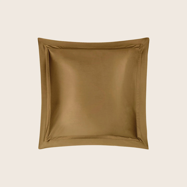 Nocturne Cotton Sateen Sham Bronze / Euro