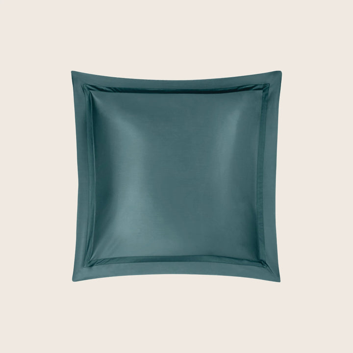 Nocturne Cotton Sateen Sham Deep Jade / Euro
