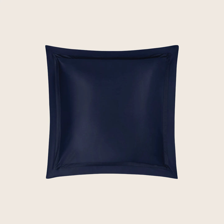Nocturne Cotton Sateen Sham Navy / Euro