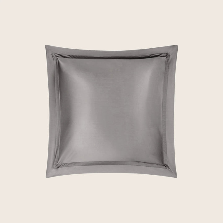 Nocturne Cotton Sateen Sham Platinum / Euro